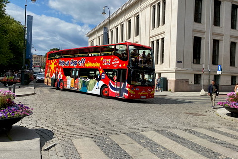 Oslo : 24 ou 48 heures de bus touristique Hop-On Hop-OffBillet de bus 24 heures à Oslo (Hop-On Hop-Off)