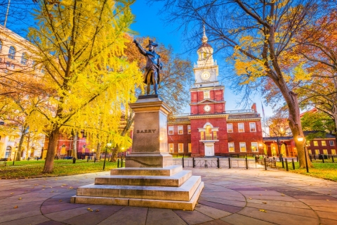 Philadelphie : jeu d'exploration de la ville des pères fondateursPhiladelphie : jeu de quête des pères fondateurs pour smartphone