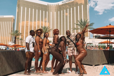 Las Vegas: poolparty en nachtclubcrawl met partybusTicket voor mannen