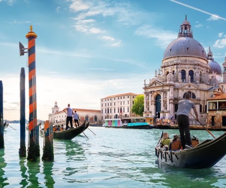 Haven van Ravenna: transfer naar Venetië met rondleiding en gondelrit