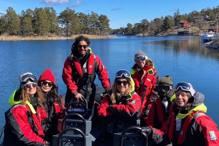 Estocolmo: Passeio de barco RIB de 2 horas pelo arquipélago