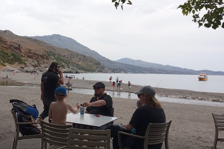 Z Rethymno: Kourtaliotiko, Preveli Palm Beach i Damnoni