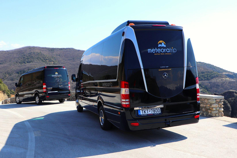 Meteora: Monasteries Tour, Lunch, and Athens Transfer Option Meteora Tour with Lunch and Roundtrip Athens Transportation