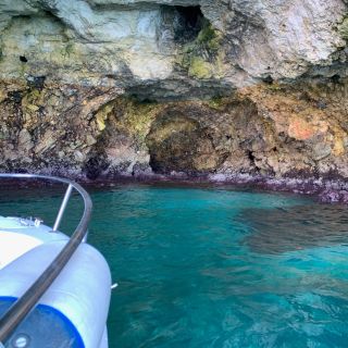 Polignano a Mare: Boat Cave Tour by Night & Wine Tasting