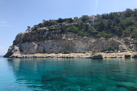 Faliraki: Viaje en barco a las bahías de Ladiko, Traganou y Antony Quinn