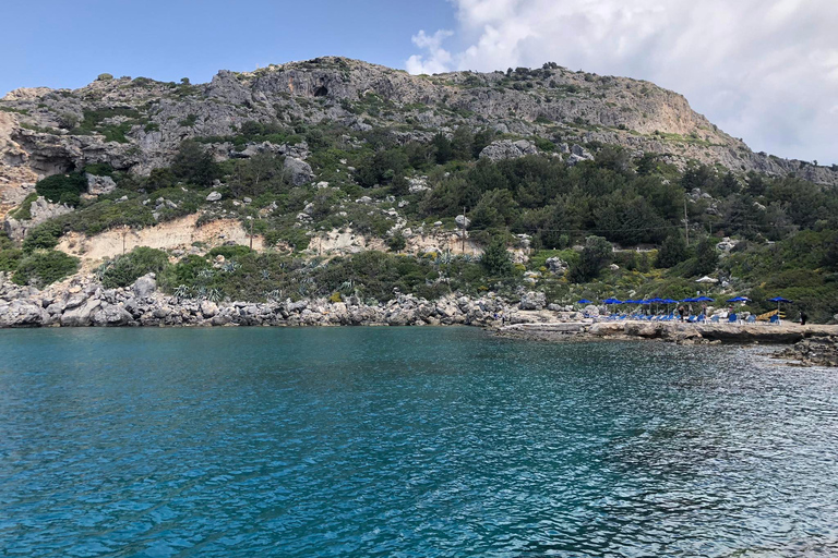 Faliraki: Viaje en barco a las bahías de Ladiko, Traganou y Antony Quinn