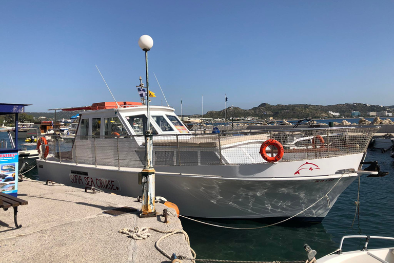 Faliraki: Viaje en barco a las bahías de Ladiko, Traganou y Antony Quinn