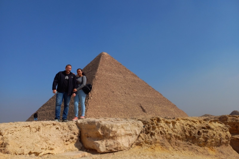 De El Cairo o Giza; Medio día Pirámides de Giza y la EsfingeTour con paseo en cuatrimoto de 1 hora por la meseta de Giza