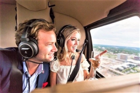 Nashville: tour en helicóptero por el centro con opción de champánPaseo en helicóptero