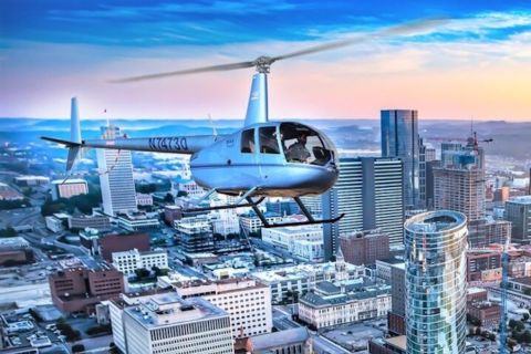 Nashville: Downtown Helicopter Tour with Champagne Option