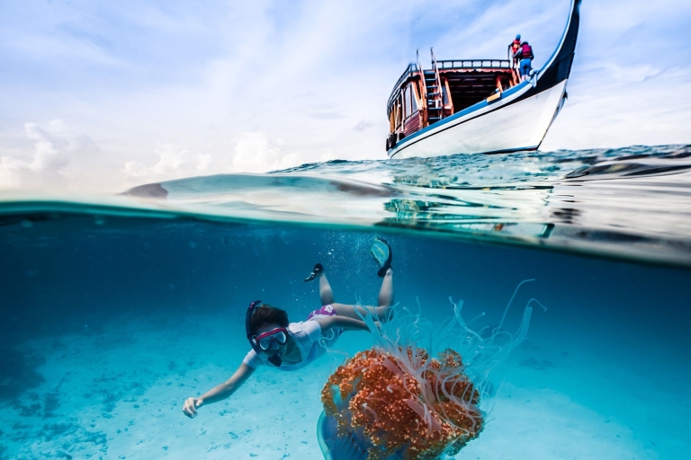 Bali: ATV- en Blue Lagoon-snorkeltour in Ubud met lunchTour met tandem-ATV-rit en transfer