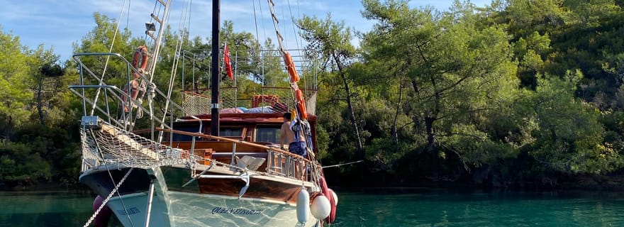 Bodrum : excursion en bateau aux Maldives turques avec prise en charge au port de croisière