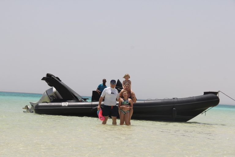 Hurghada: avistamiento de delfines y esnórquel en lancha rápidaTour Compartido
