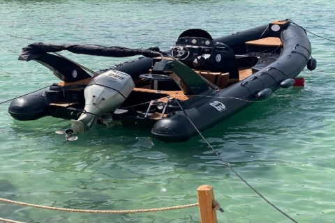 Wyspa Dżiftun: Transfer motorówką z odbiorem z hoteluWycieczka grupowa z odbiorem z Hurghady