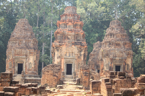 Siem Reap: Wycieczka grupowa do Banteay Srei, Beng Mealea i Rolous