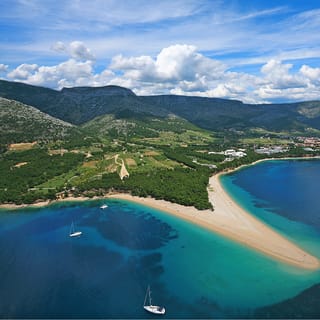 From Brač: Panoramic Flight over Brač, Hvar, Šolta, & Split