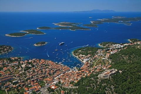 Depuis Brač : vol panoramique au-dessus de Brač, Hvar, Šolta et Split