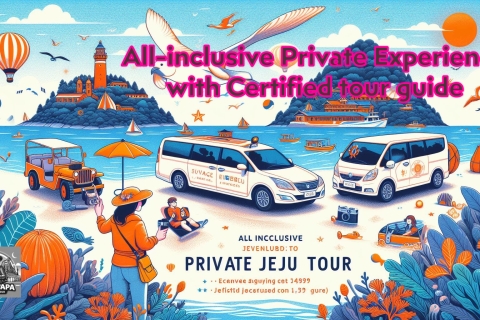 Gema oculta de Jeju: Tour privado todo incluido (Guía certificado)