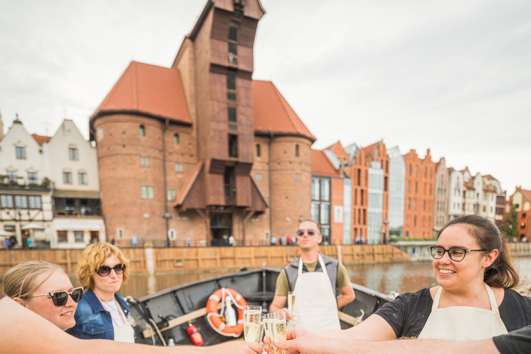 Gdańsk: Motławakryssning med pierogiprovning