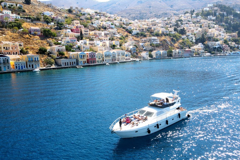 Rhodes Town: Symi Full-Day Yacht Cruise with Meal & Drinks