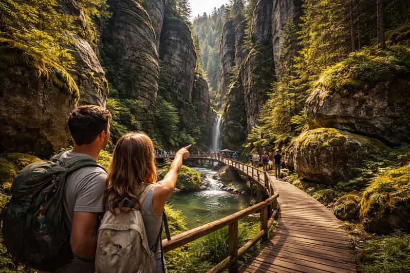 Prague: Adršpach-Teplice Rocks Private Tour, All-Inclusive