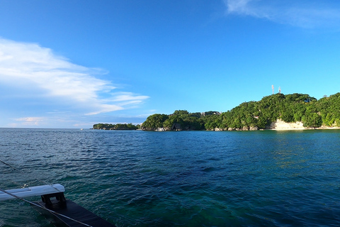 Boracay: bateau de fête au coucher du soleil avec collations