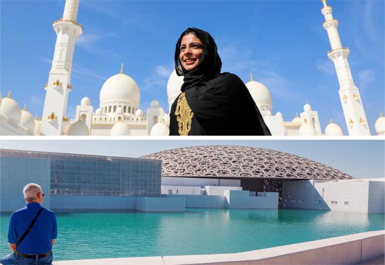 Von Dubai aus: Abu Dhabi Ganztagestour mit Louvre & Moschee