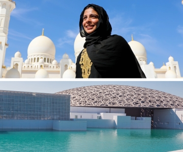 Z Dubaje: Celodenní výlet do Abú Dhabí s Louvrem a mešitou