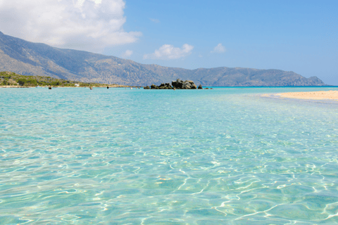 Depuis la Crète : excursion d'une journée à Elafonisi avec prise en charge incluseDepuis la Crète : excursion d'une journée sur l'île d'Elafonissi