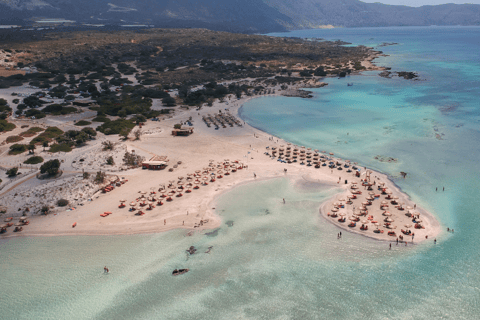 Depuis la Crète : excursion d'une journée à Elafonisi avec prise en charge incluseDepuis la Crète : excursion d'une journée sur l'île d'Elafonissi