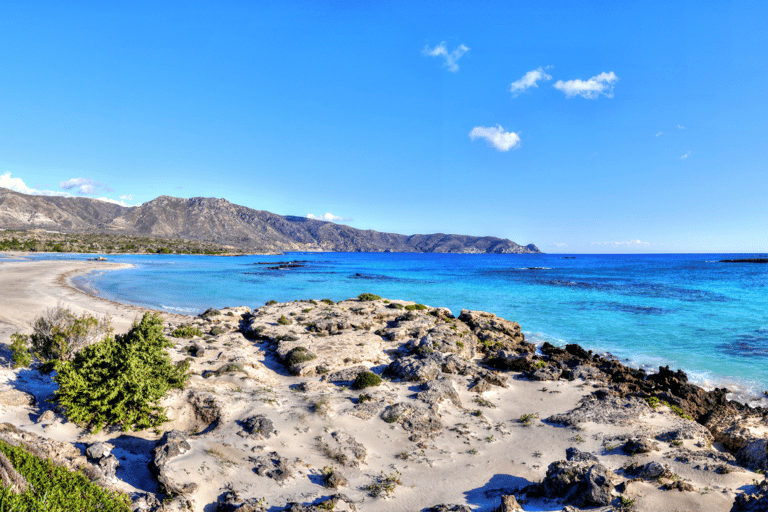 Depuis la Crète : excursion d'une journée à Elafonisi avec prise en charge incluseDepuis la Crète : excursion d'une journée sur l'île d'Elafonissi