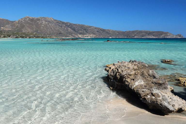 Depuis la Crète : excursion d'une journée à Elafonisi avec prise en charge incluseDepuis la Crète : excursion d'une journée sur l'île d'Elafonissi