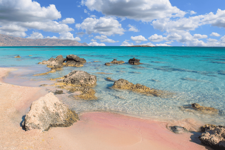 Depuis la Crète : excursion d'une journée à Elafonisi avec prise en charge incluseDepuis la Crète : excursion d'une journée sur l'île d'Elafonissi