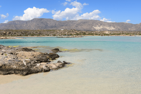 Depuis la Crète : excursion d'une journée à Elafonisi avec prise en charge incluseDepuis la Crète : excursion d'une journée sur l'île d'Elafonissi