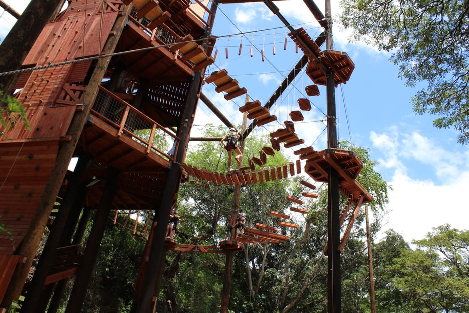 Oahu: Coral Crater Aerial Challenge Course