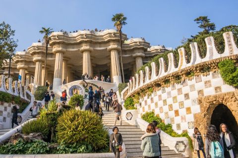 Barcelona: Park Guell guidet tur med skip-the-line adgang