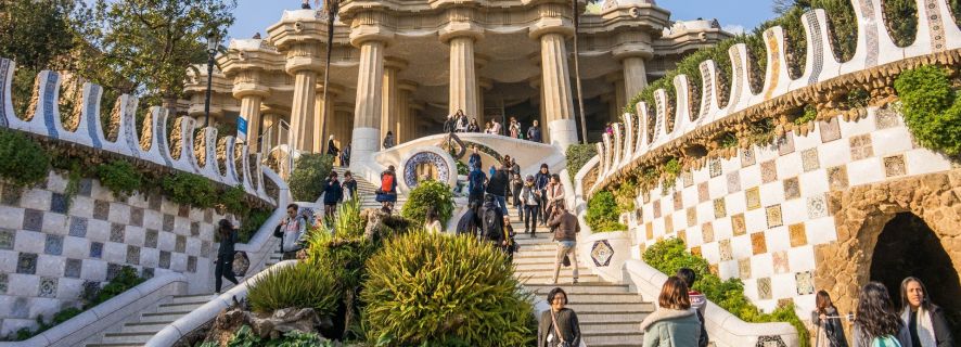 Barcelone : Visite guidée coupe-file du parc Guell