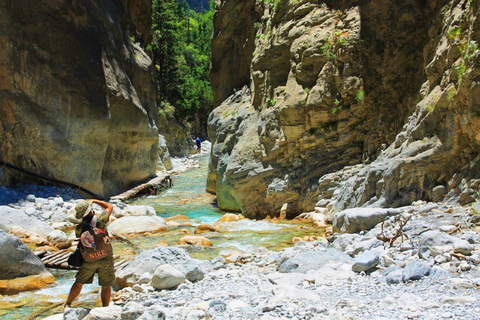 Desde Heraklion: excursión de un día a la garganta de Samaria y Agia Roumeli