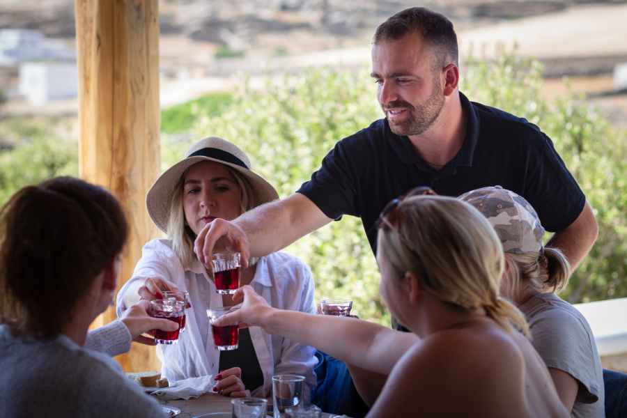 Mykonos: Weingut-Weinberg-Erlebnis mit Essen & Weinverkostung. Foto: GetYourGuide