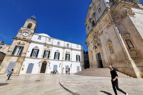 e-bike ring tour between Locorotondo and Martina Franca e-bike tour Locorotondo, Martina Franca and visit to a dairy