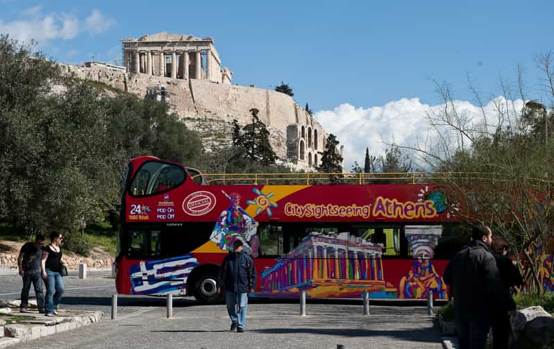 Acropolis Entry Ticket with Audio Guide & Hop-On Hop-Off Bus