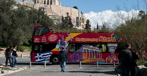 Athens: Acropolis Entry Ticket, Audio and Hop-On Hop-Off Bus