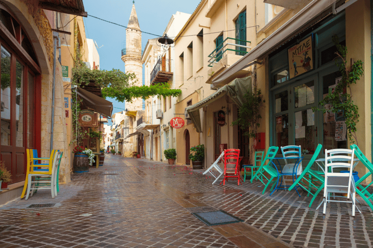 From Heraklion: Chania Town, Kournas Lake, and Rethymno TourGerman Tour: Pickup from Agia Pelagia, Lygaria