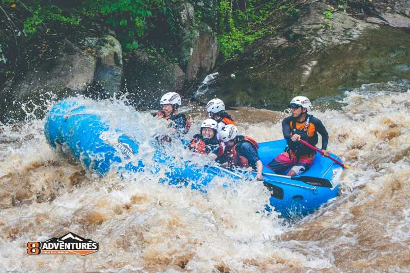 Chiang Mai: Rafting em águas bravas e excursão de trekking em cachoeiras