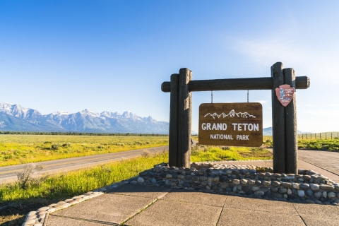 Wyoming: visite en voiture autoguidée du parc national de Grand Teton