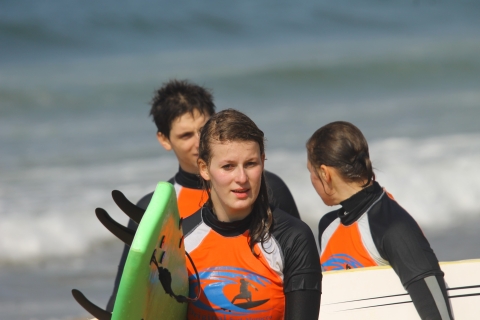 Agadir: Lección de surf en la playa de Taghazout con almuerzo y traslado