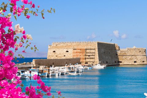 Da Heraklion: Tour del centro storico della città e Palazzo di CnossoPrelievo da Heraklion, Amoudara e Kokini Hani