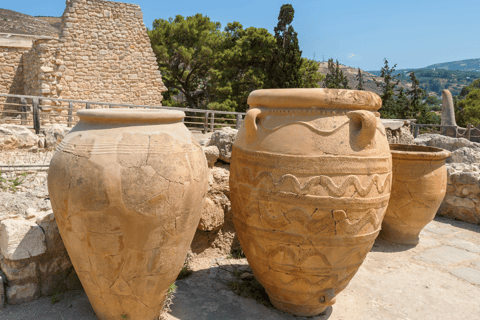 De Heraklion: Passeio pelo centro histórico da cidade e Palácio de KnossosServiço de busca em Heraklion, Amoudara e Kokini Hani