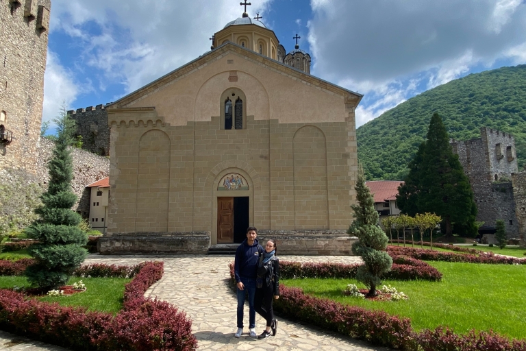 Belgrade: Resava Cave, Manasija Monastery & Lisine Waterfall Shared Tour