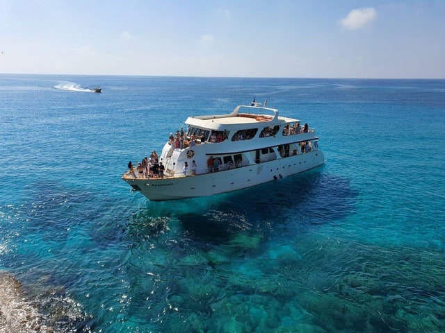 Protaras: Luxury Yacht to Turtle Cove with BBQ & 1 Wine/Soda